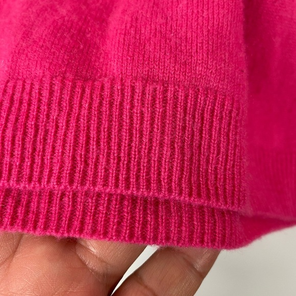Pure Collection 100% Cashmere Vneck sweater sz 6 - Picture 7 of 10